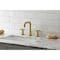 Kingston Brass Widespread Bathroom Faucet with Push PopUp, Brushed Brass KS1417CG - alternate 4